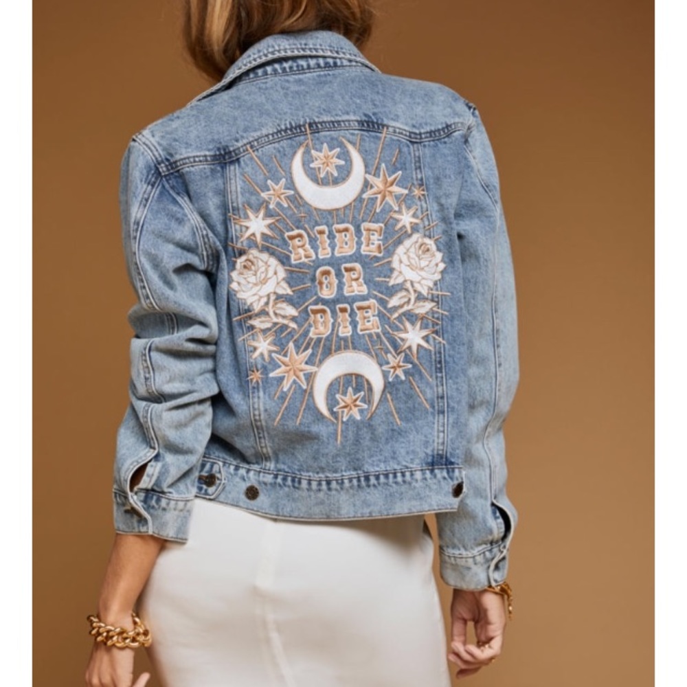 ISO Rue de Seine Ride or Die Jean Jacket - Picture 1 of 2